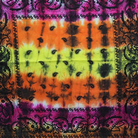 Brand New Kids Tie Dye Bandana Head Wrap - Picture 5 of 5